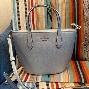 Kate Spade Metallic Silver Tote